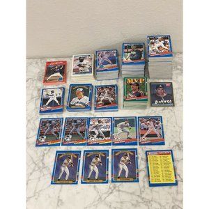 HUGE RARE Lot 663-1990 '91 '92 Donruss Baseball Cards ERROR NO DOT "." AFTER INC